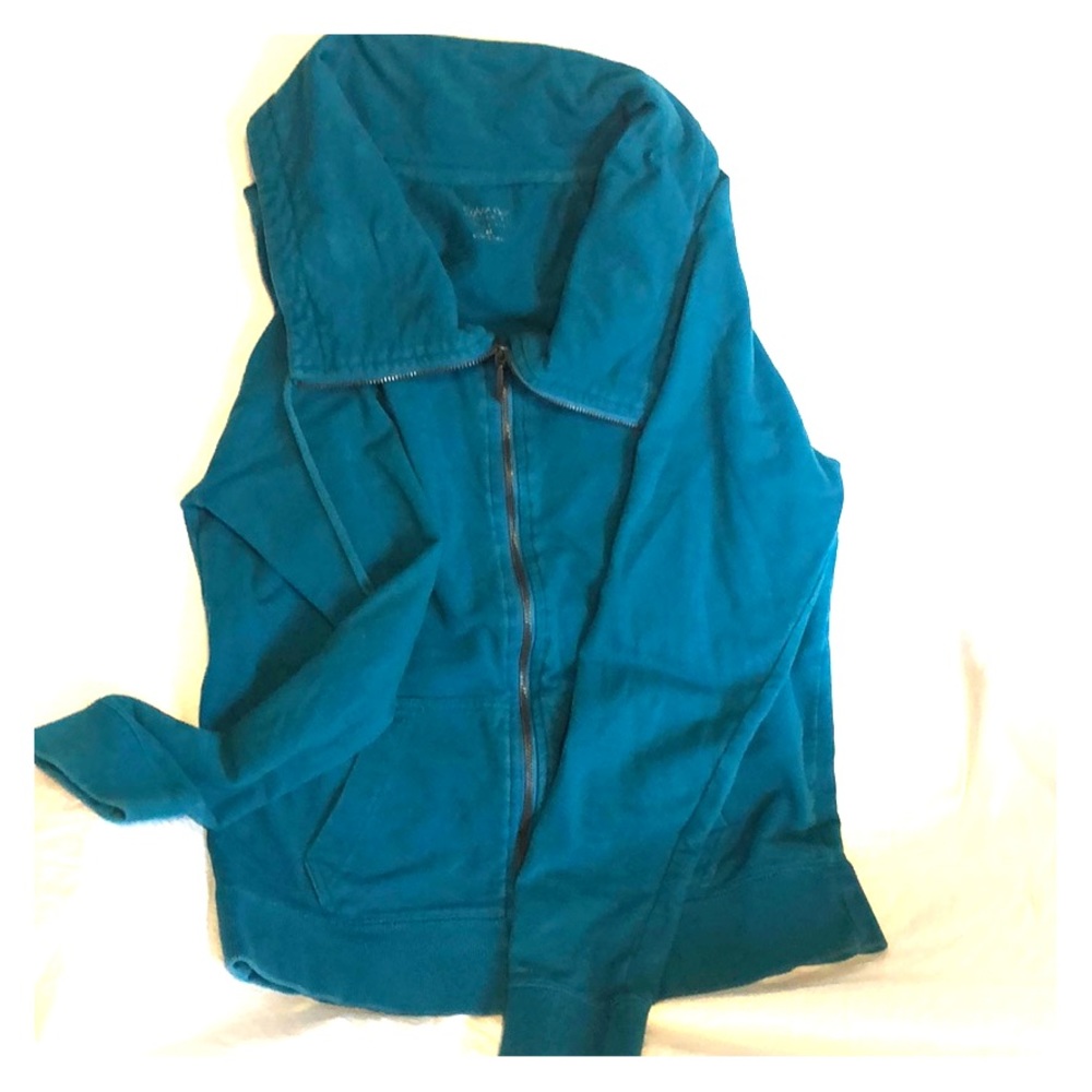 Teal Calvin Klein zip up